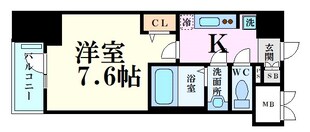 北浜駅 徒歩2分 13階の物件間取画像